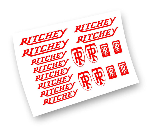 Ritchey kit adesivi logo bicicletta mtb bdc colore personalizzato 18 pezzi