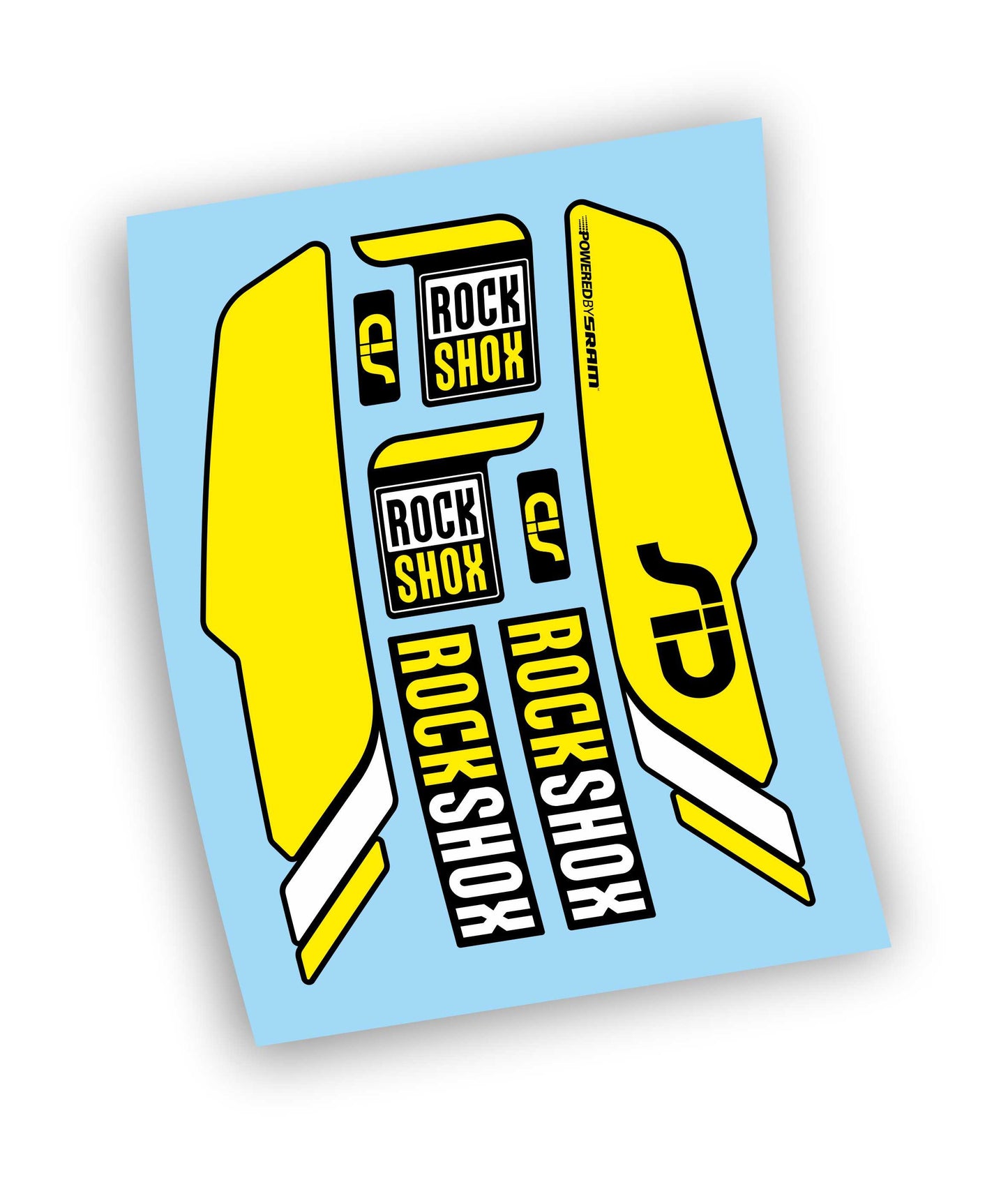 Rock Shox SID 2014 27,5 kit adesivi forcella personalizzati con fondo