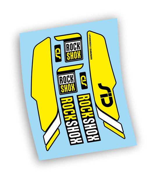 Rock Shox SID 2014 27,5 kit adesivi forcella personalizzati con fondo