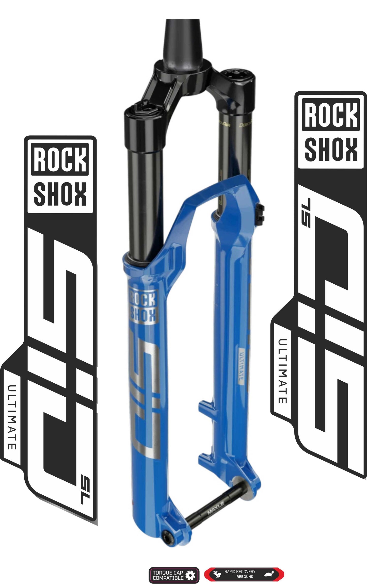 Rock Shox kit sid ultimate sl 2021 adesivi bicicletta colore personalizzato con fondo