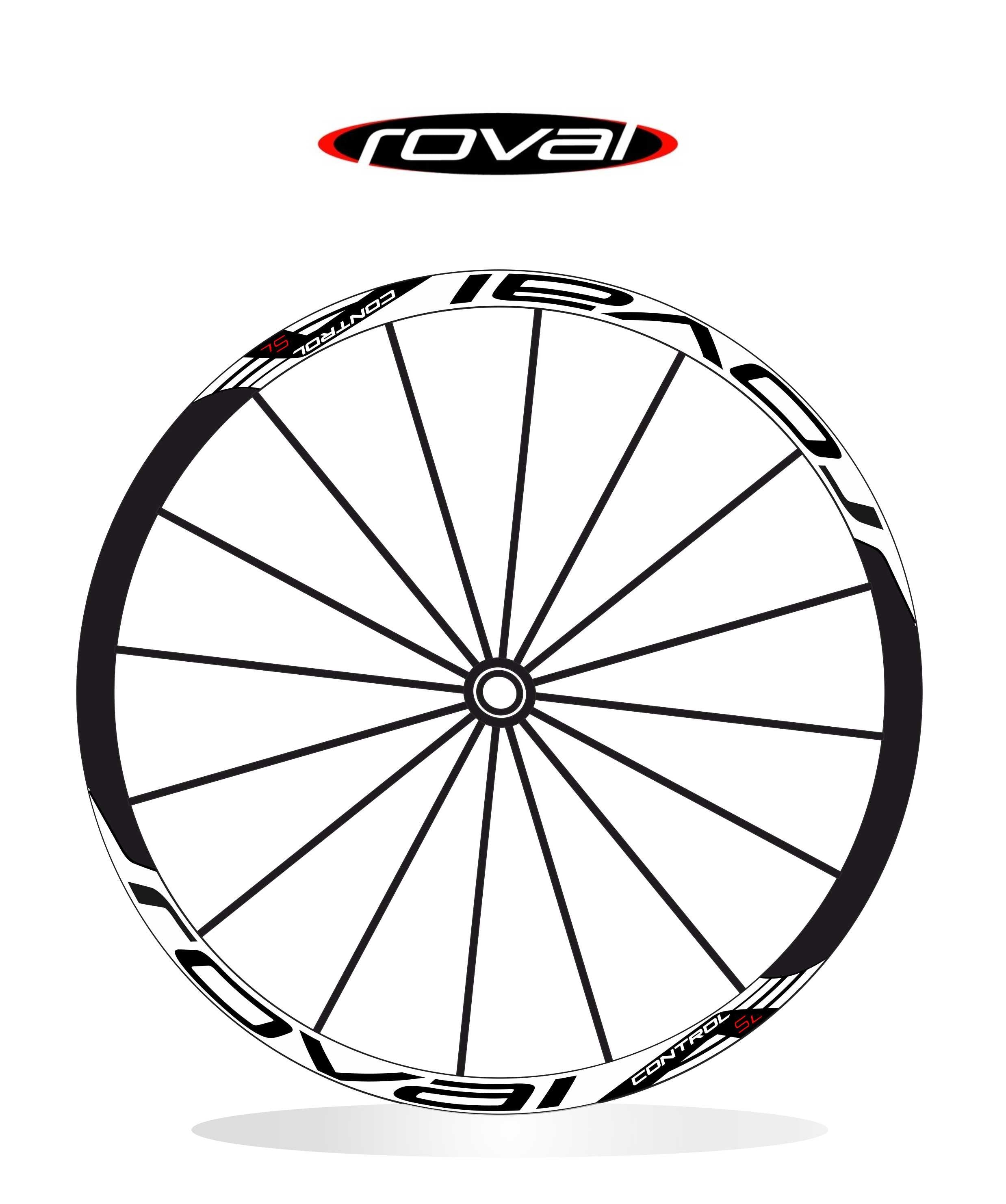 Roval Control Sl carbon 2014 - adesivi per ruote/cerchioni bici – L ...