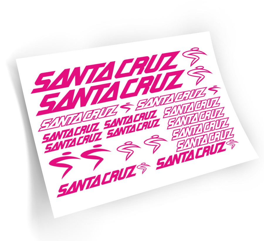 Santa Cruz kit adesivi per mountain bike e bici da corsa completo 18 pezzi