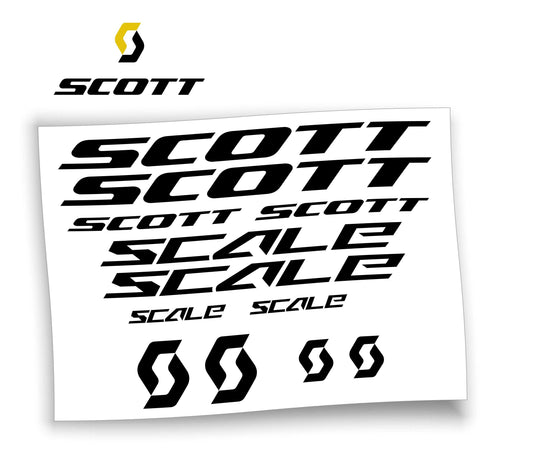 Scott Scale kit adesivi colori a scelta 12 pz bicicletta mtb