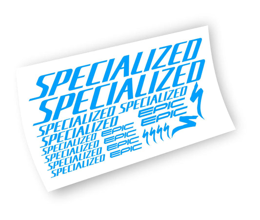 Specialized Epic kit adesivi bicicletta mtb colore personalizzato 21 pezzi