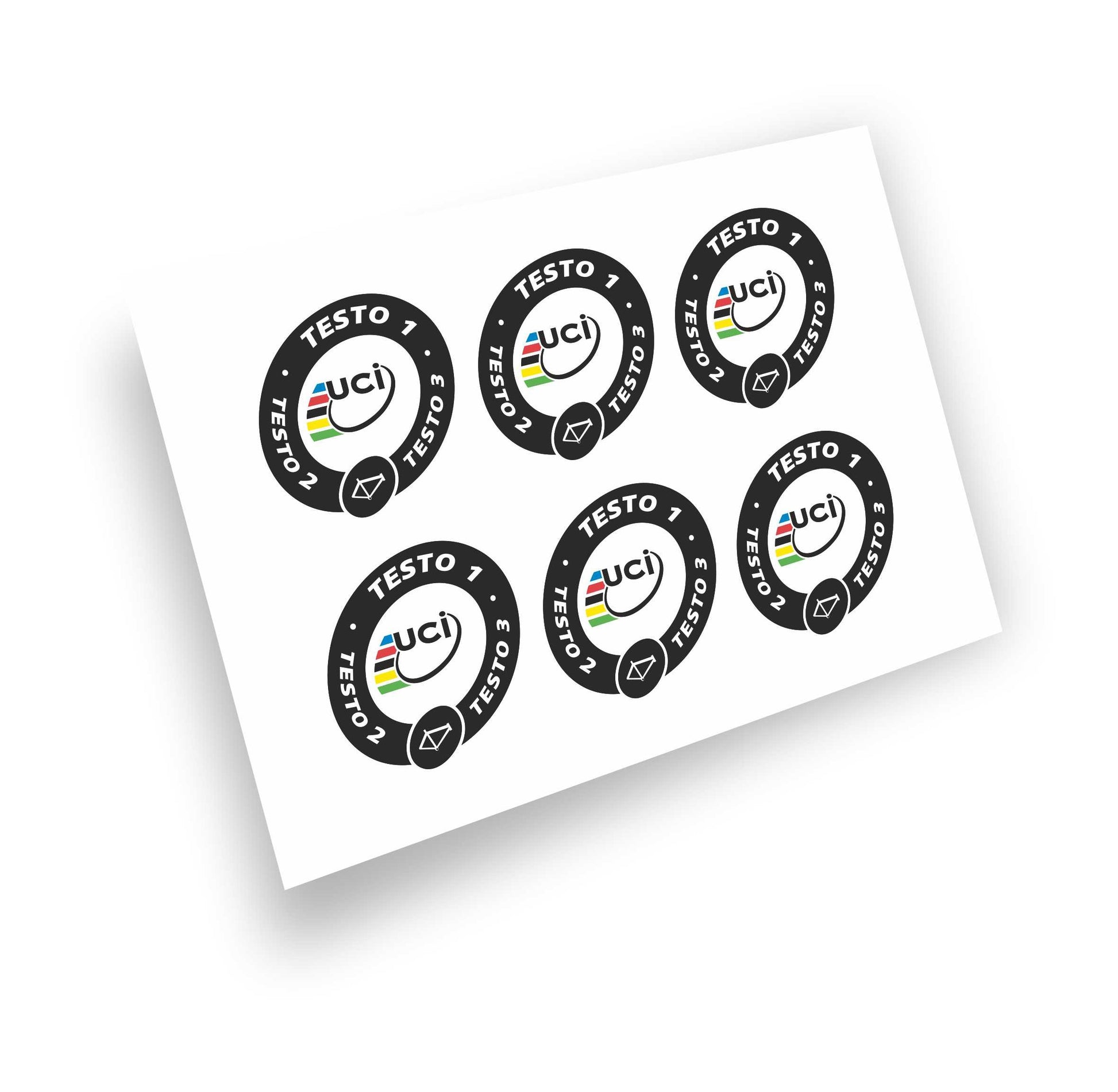 UCI Approved sticker adesivi bollini personalizzati per telaio – L'adesivo .com